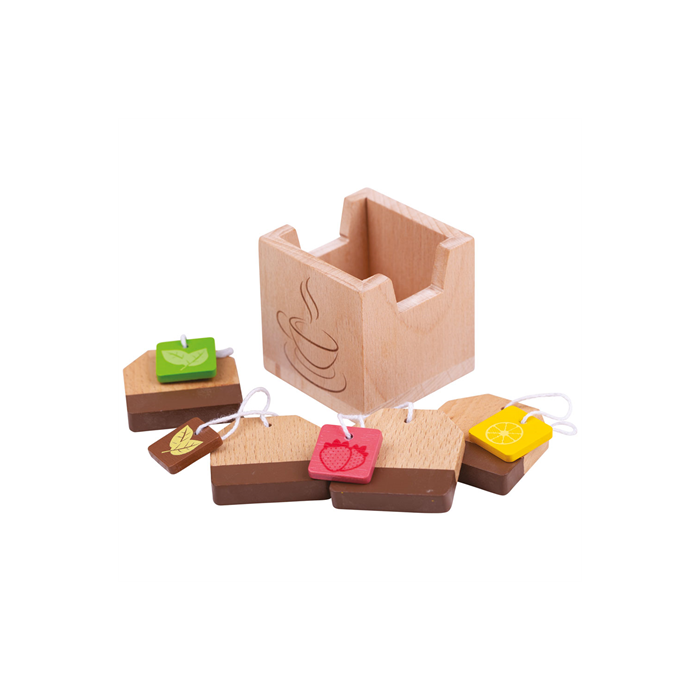 €8.49 Bigjigs houten theezakjes theezak thee hout €8.49 Bigjigs houten theezakjes theezak thee hout