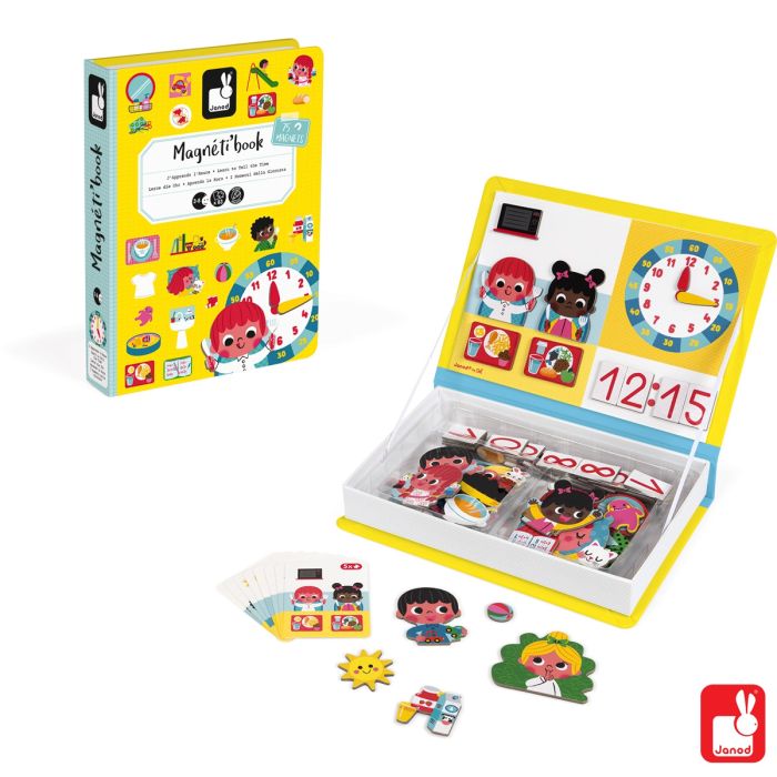 €16.50 Janod magneetboek Klok kijken (Magnetibook) €16.50 Janod magneetboek Klok kijken (Magnetibook)