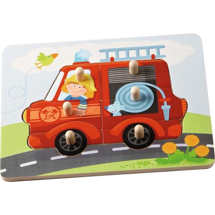 €7.95 Haba Inlegpuzzel Brandweer