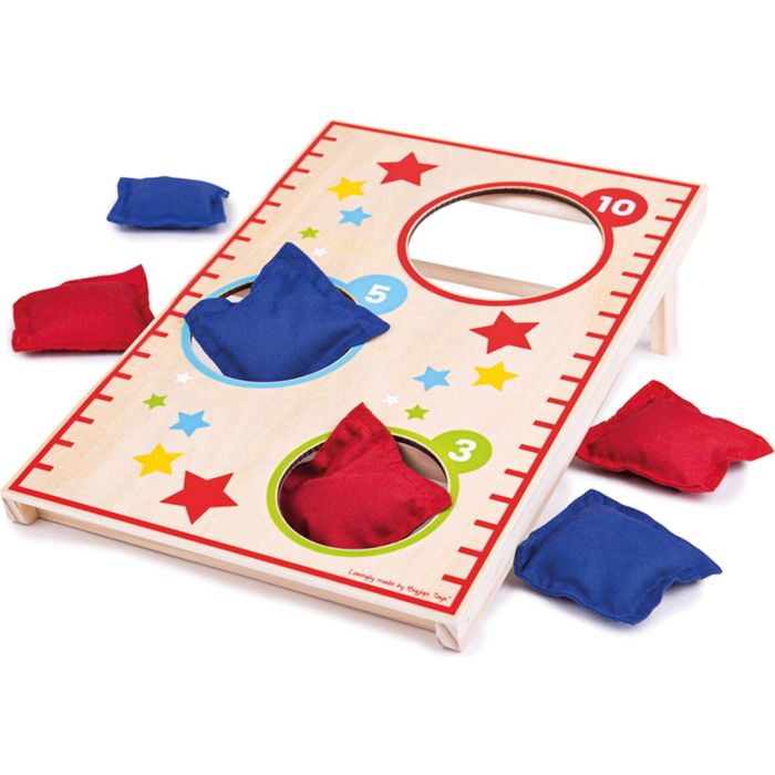 Bigjigs zak gooien / werpspel (Bonenzak Bullseye) Bigjigs zak gooien / werpspel (Bonenzak Bullseye)