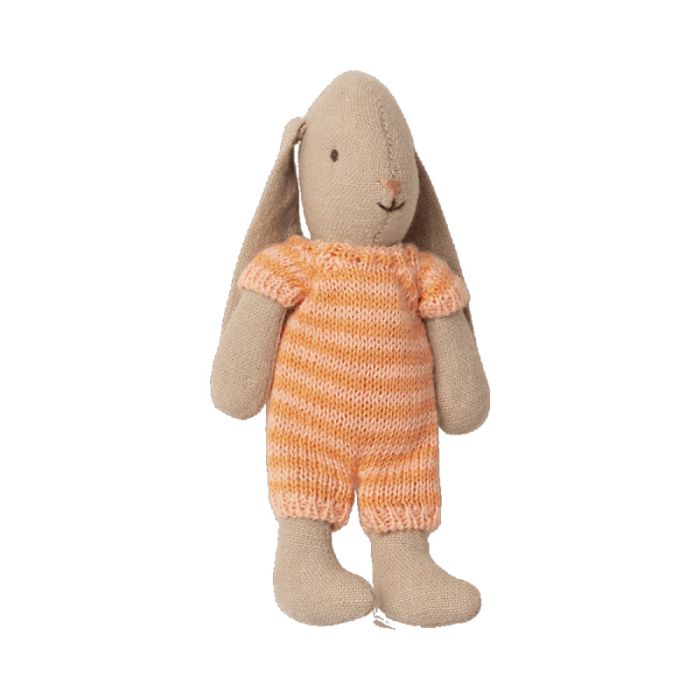 Maileg knuffelkonijn bunny in romper (micro) 11cm Maileg knuffelkonijn bunny in romper (micro) 11cm
