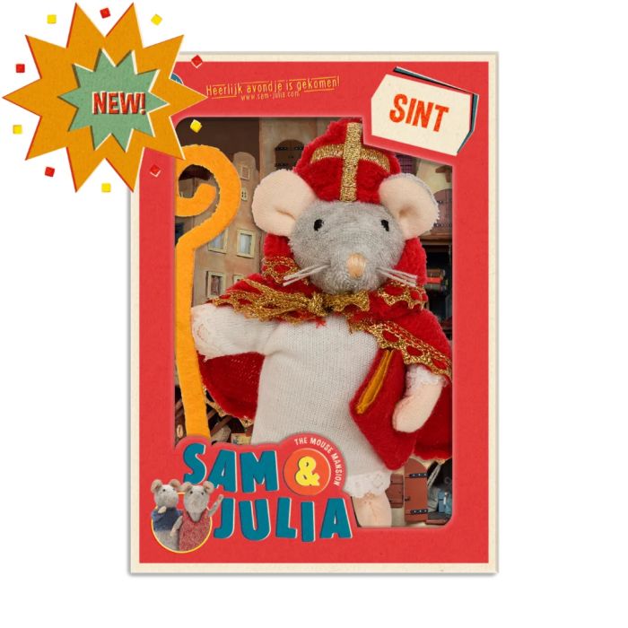 €16.89 Het Muizenhuis knuffelmuis Sinterklaas 12cm €16.89 Het Muizenhuis knuffelmuis Sinterklaas 12cm