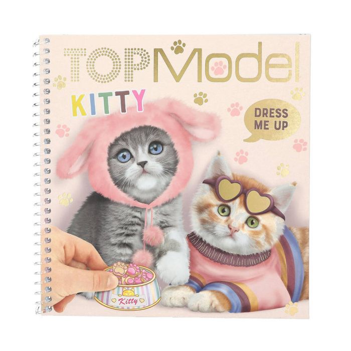 TOPModel Dress Me Up stickerboek Kitty Poes/Kat TOPModel Dress Me Up stickerboek Kitty Poes/Kat