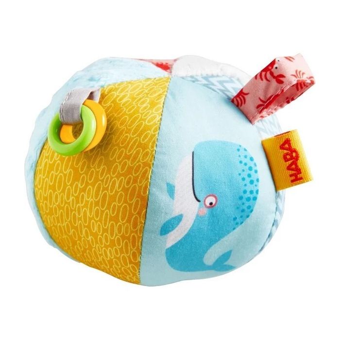 Haba Babybal stof Ontdekkersbal Zeewereld Haba Babybal stof Ontdekkersbal Zeewereld