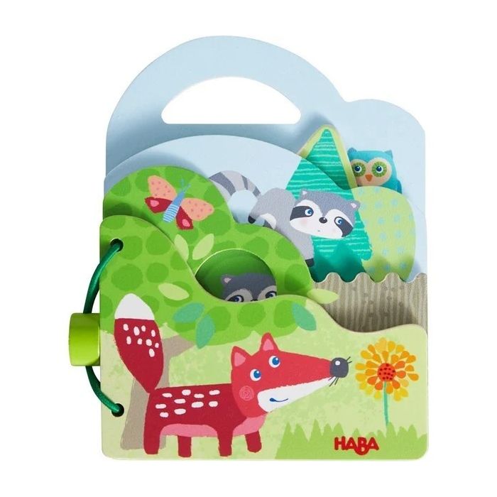 Haba houten babyboek Bosdieren Haba houten babyboek Bosdieren