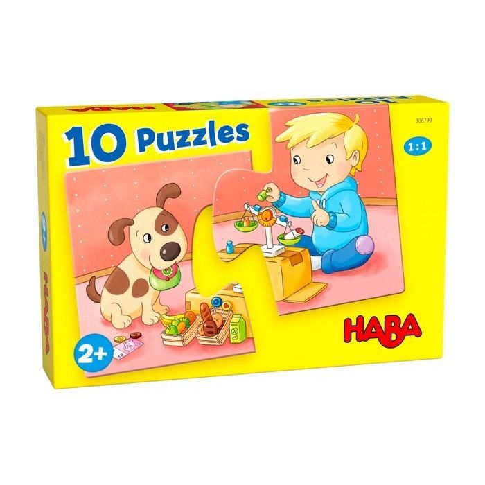 Haba puzzel 10-in-1 Mijn Speelgoed 2+ Haba puzzel 10-in-1 Mijn Speelgoed 2+