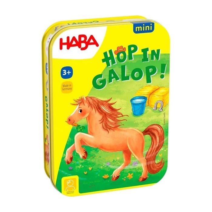 Haba spel: Hop in Galop mini 3+ Haba spel: Hop in Galop mini 3+