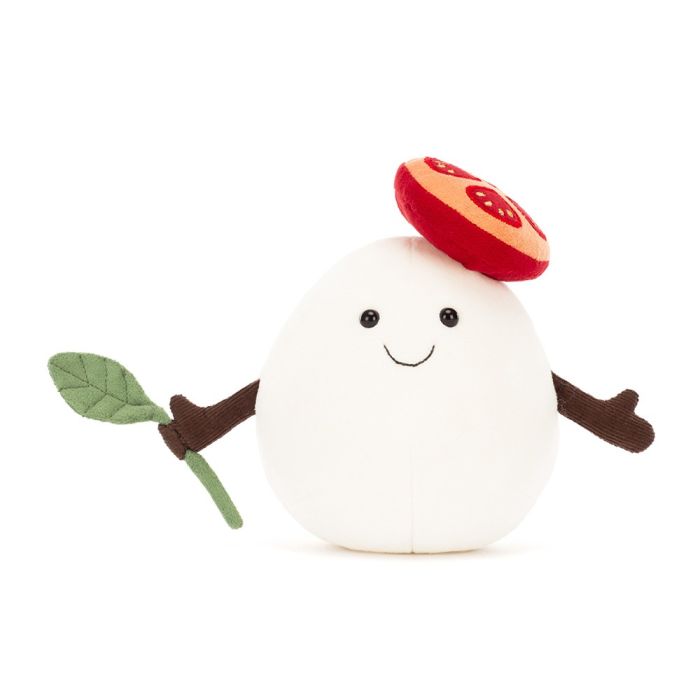 Jellycat knuffel Mozzarella 14cm(Amuseables Mozzarella) Jellycat knuffel Mozzarella 14cm(Amuseables Mozzarella)