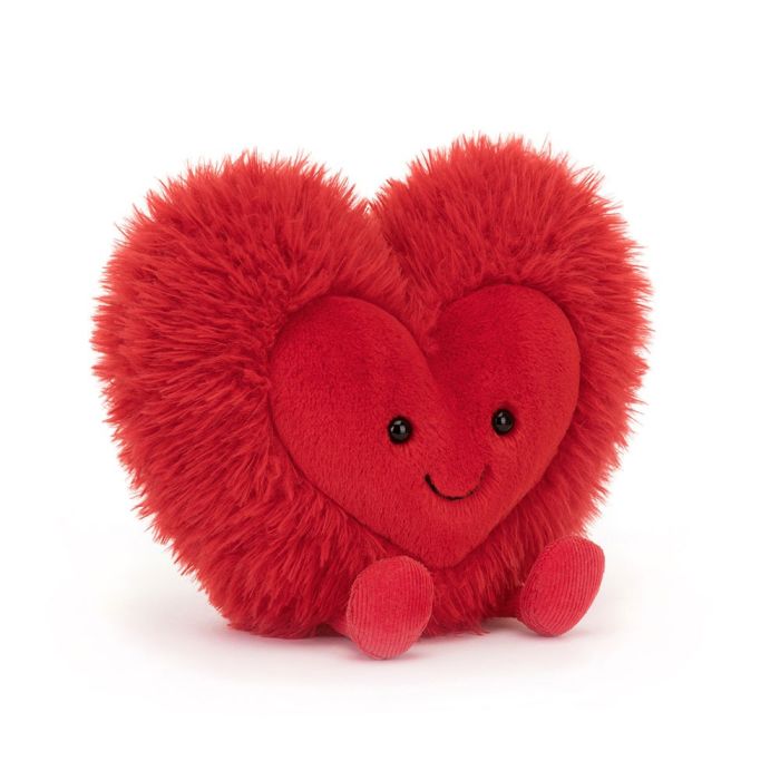 Jellycat knuffel Hart 24cm (Amuseables Beatie Heart Large)