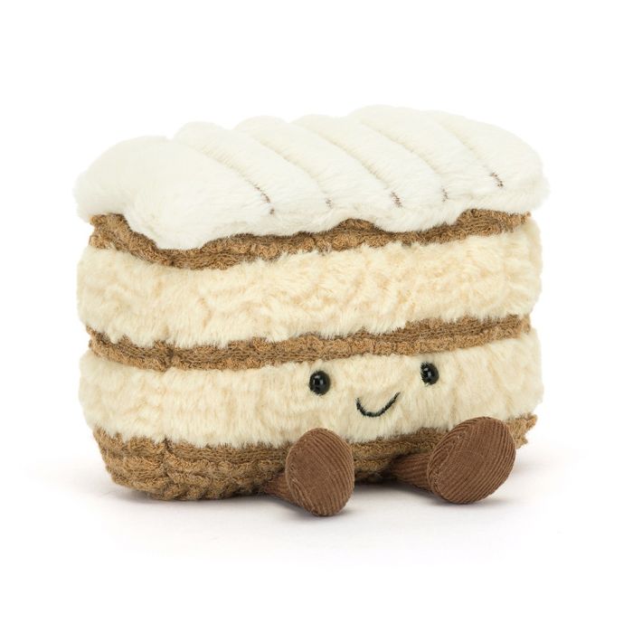 Jellycat knuffel Laagjes Gebakje 11cm (Amuseables Milie Mille Feuille) Jellycat knuffel Laagjes Gebakje 11cm (Amuseables Milie Mille Feuille)