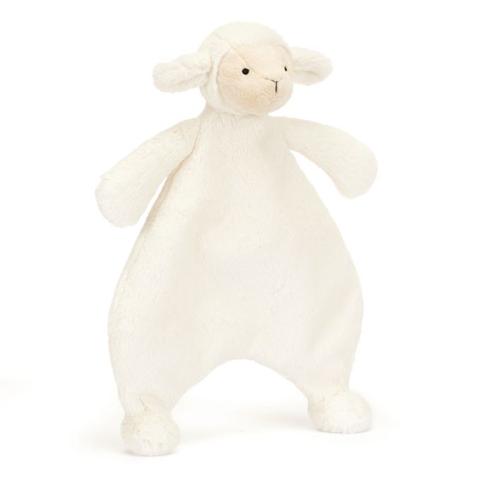Jellycat knuffeldoek lam / schaap 27cm (Bashful Lamb Comforter) Jellycat knuffeldoek lam / schaap 27cm (Bashful Lamb Comforter)