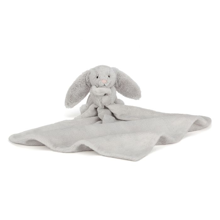 Jellycat knuffeldoek Konijn Zilver 34cm (Bashful Silver Bunny Soother) Jellycat knuffeldoek Konijn Zilver 34cm (Bashful Silver Bunny Soother)
