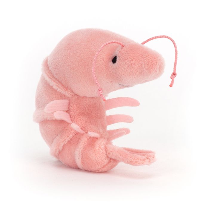 Jellycat knuffel Garnaal 6cm (Sensational Seafood Shrimp)