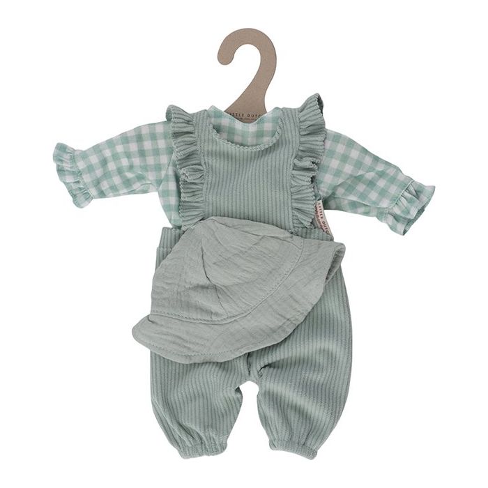 Little Dutch poppenkleding Green Check voor gordi 34cm