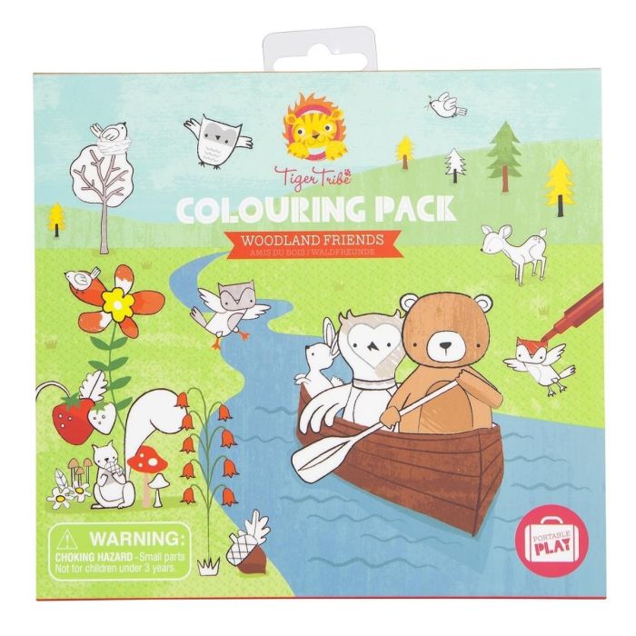 €5.99 Tiger Tribe kleurset Woodland Friends colouring pack bosdieren €5.99 Tiger Tribe kleurset Woodland Friends colouring pack bosdieren
