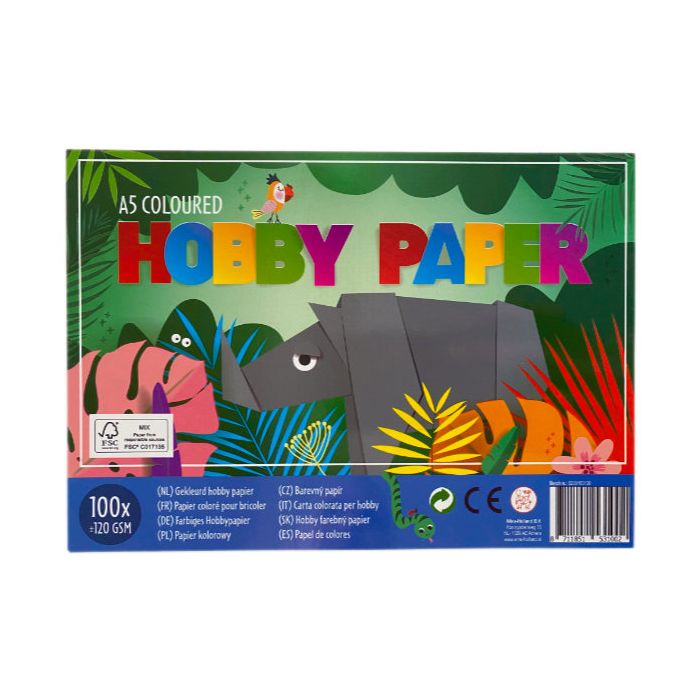€2,94 Gekleurd hobby papier 100 stuks A5 knutsel vellen €2,94 Gekleurd hobby papier 100 stuks A5 knutsel vellen
