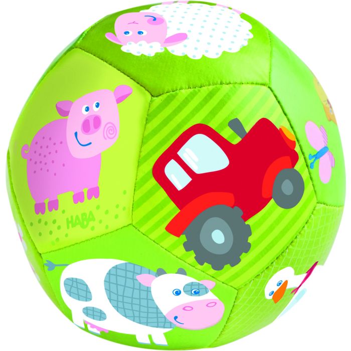 Haba baby bal op de boerderij 0.5+ Haba baby bal op de boerderij 0.5+