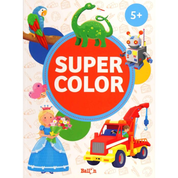 €4,10 Ballon Mega kleurboek Super Color 5+ €4,10 Ballon Mega kleurboek Super Color 5+