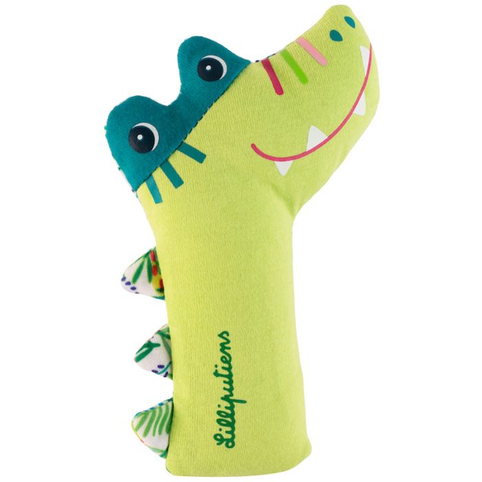 €9,95 Lilliputiens Knijp rammelaar Anatole Krokodil knijprammelaar €9,95 Lilliputiens Knijp rammelaar Anatole Krokodil knijprammelaar