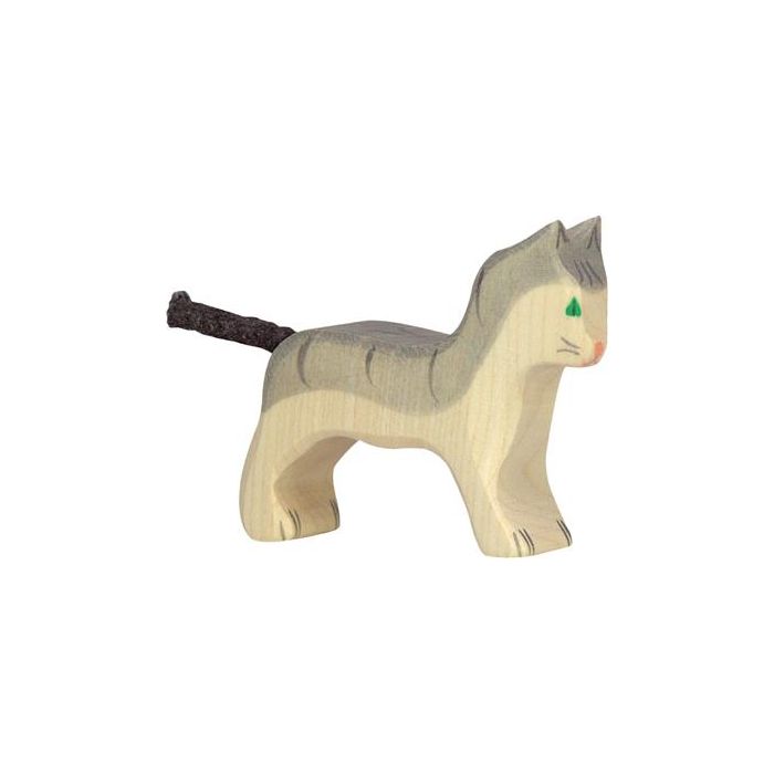 €7.89 Holztiger houten Kat / Poes 6cm €7.89 Holztiger houten Kat / Poes 6cm