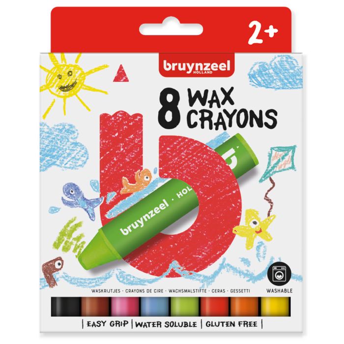 €6.49 Bruynzeel wasco krijtjes waskrijtjes 8 stuks (wax crayons) €6.49 Bruynzeel wasco krijtjes waskrijtjes 8 stuks (wax crayons)