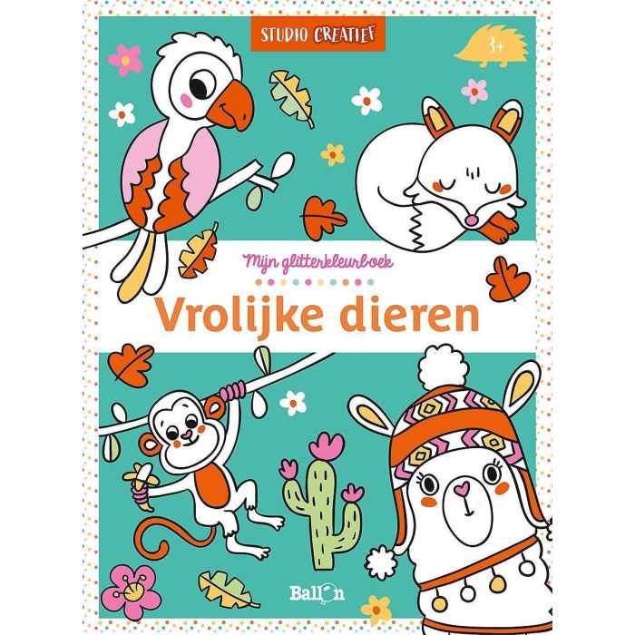 €4.99 Ballon Mijn glitterkleurboek Vrolijke dieren 3+ kleurboek glitter kleurboek €4.99 Ballon Mijn glitterkleurboek Vrolijke dieren 3+ kleurboek glitter kleurboek