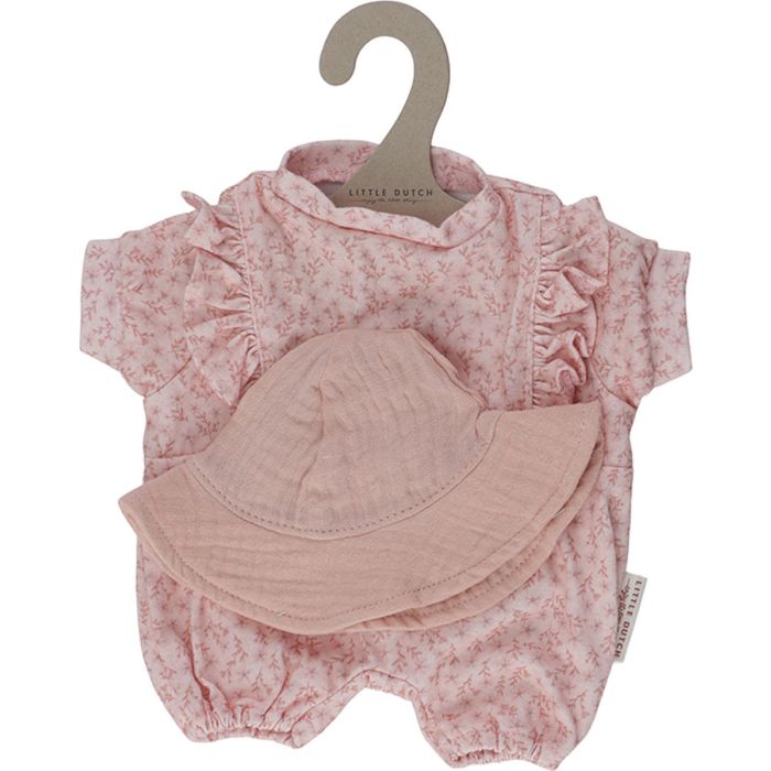 Little Dutch poppenkleding Pink Floral voor gordi 34cm Little Dutch poppenkleding Pink Floral voor gordi 34cm
