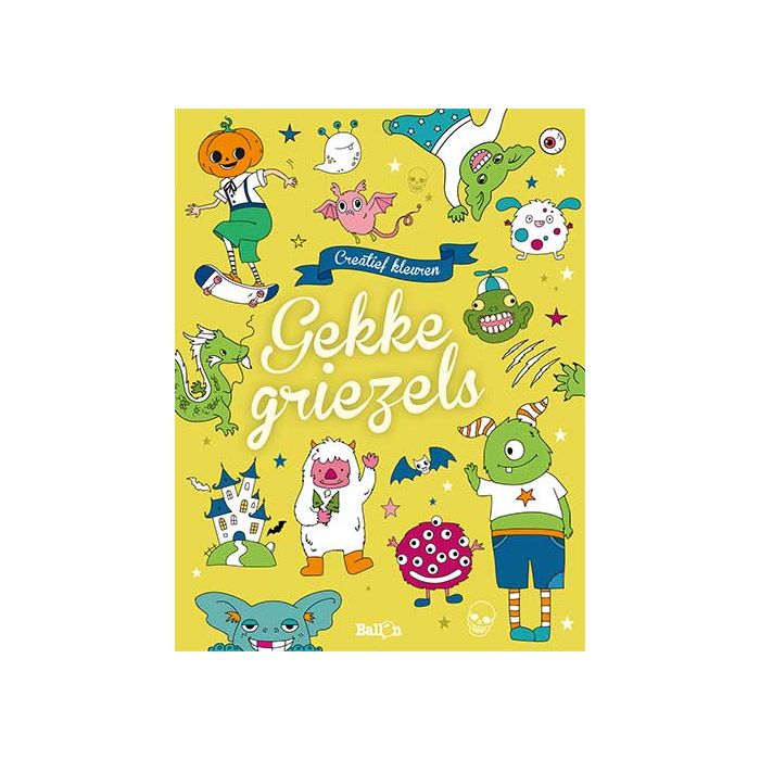 €4.99 Ballon Creatief kleurboek Gekke Griezels 5+ kleuren 