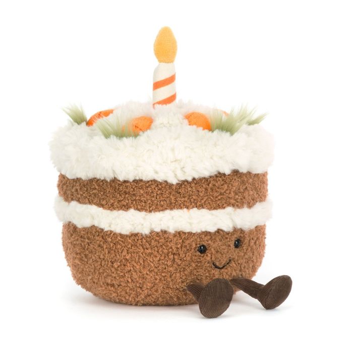 Jellycat knuffel Wortel Taart 15cm(Amuseables Carrot Cake)