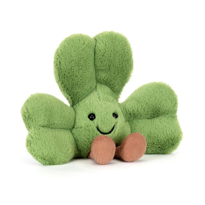 Jellycat knuffel Klavertje Vier 15cm(Amuseables Siofra Shamrock)