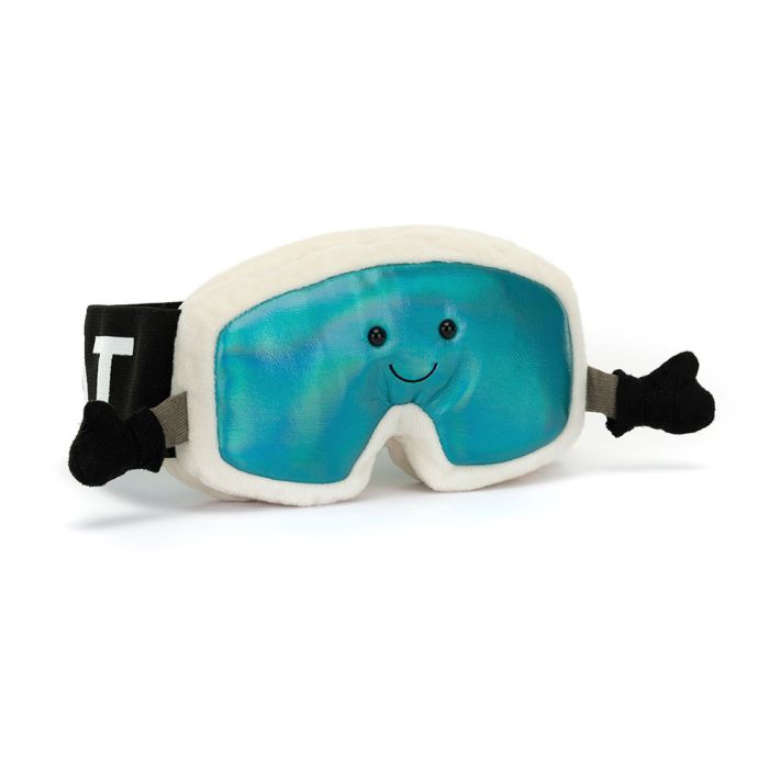Jellycat Knuffel Skibril 17cm(Amuseables Sports Ski Goggles)