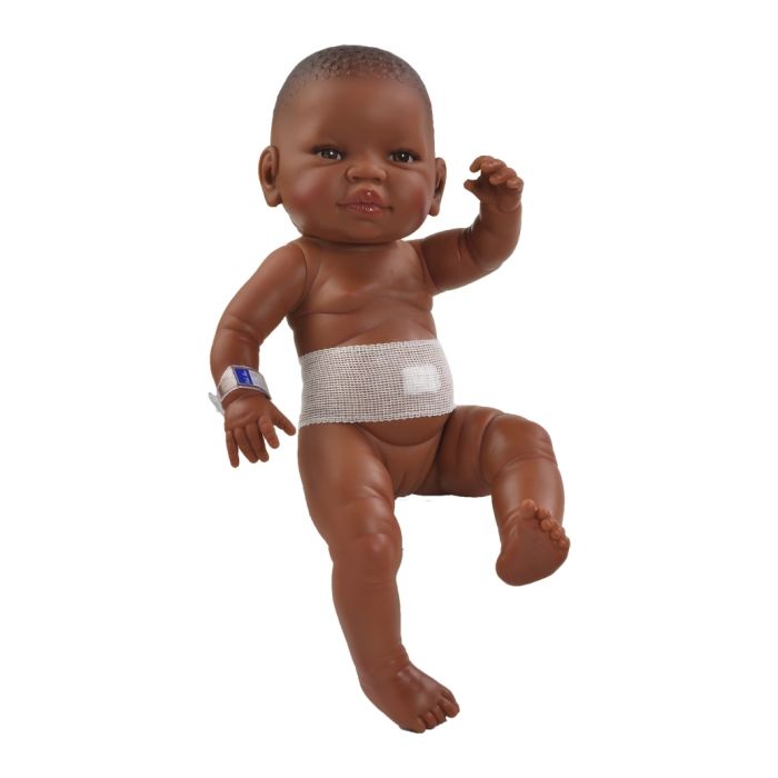 €19.98 Paola Reina donkere pop meisje met navelband 45 cm Bebitos €19.98 Paola Reina donkere pop meisje met navelband 45 cm Bebitos