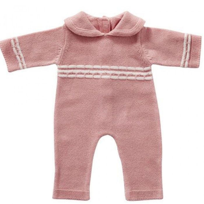By Astrup gebreid roze babypakje 35 cm poppenkleding poppenkleren By Astrup gebreid roze babypakje 35 cm poppenkleding poppenkleren