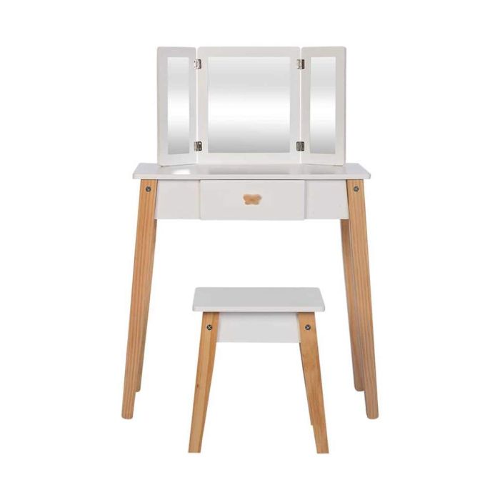 Byastrup kaptafel met krukje voor kind make-up tafel kinderkaptafel Byastrup kaptafel met krukje voor kind make-up tafel kinderkaptafel