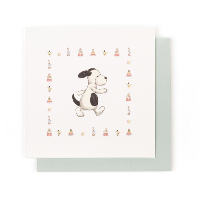 Jellycat blanco kaart met envelop Puppy 15 cm wenskaart Jellycat blanco kaart met envelop Puppy 15 cm wenskaart