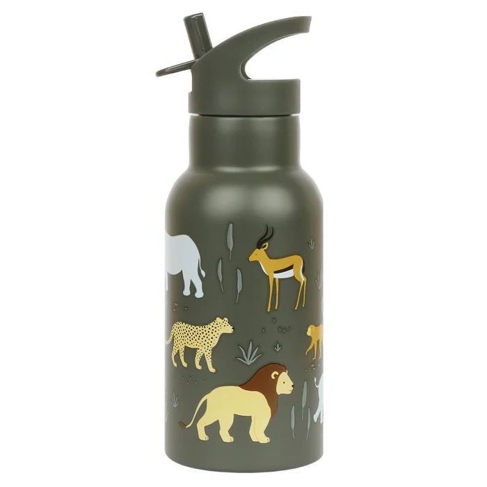 A Little Lovely Company 350ml RVS Drinkfles Savanne A Little Lovely Company 350ml RVS Drinkfles Savanne