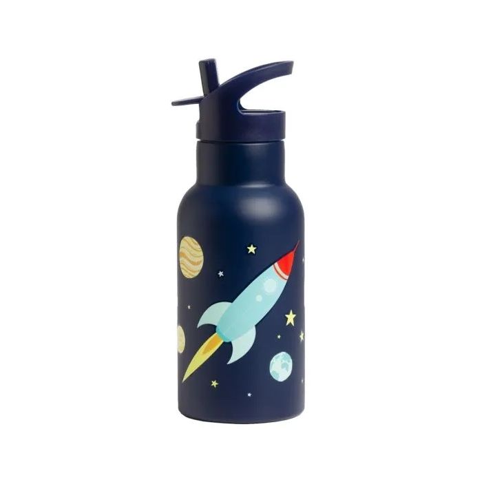 A Little Lovely Company RVS Drinkfles ruimte A Little Lovely Company RVS Drinkfles ruimte