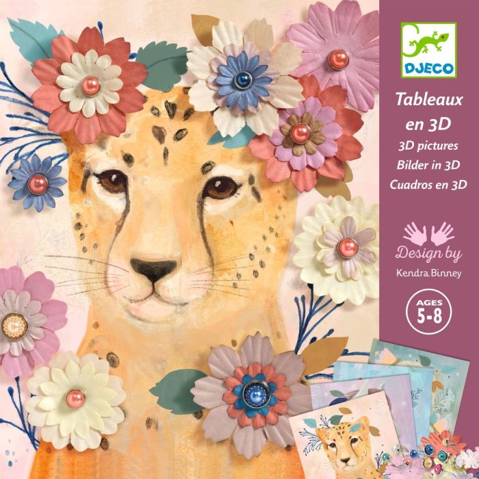 Djeco 3D Bloemkronen Djeco 3D Bloemkronen