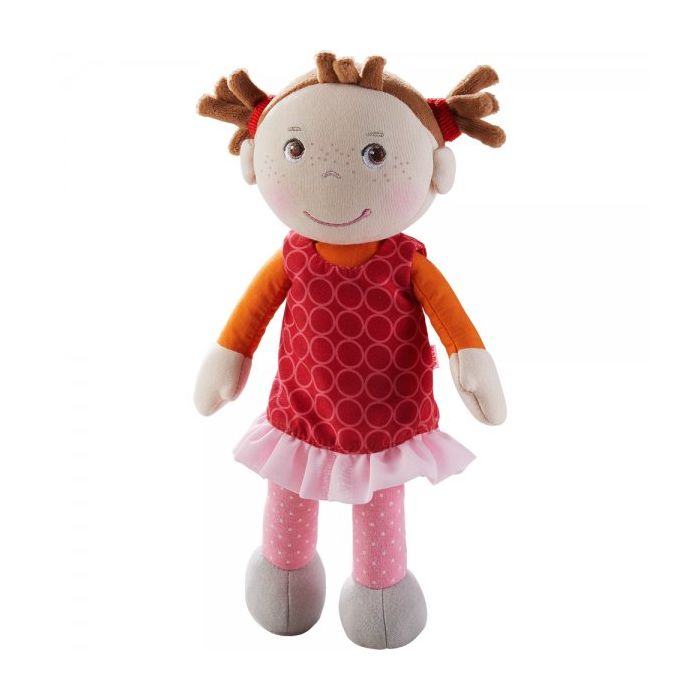 Haba Knuffelpop Mirka stoffen pop 26 cm Haba Knuffelpop Mirka stoffen pop 26 cm