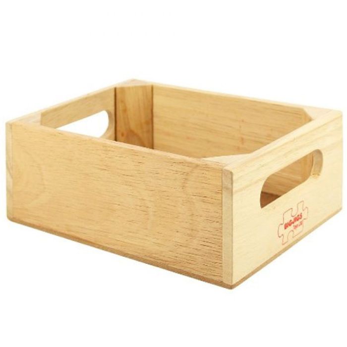 €5.49 Bigjigs houten voedselkrat kist krat hout keukentje winkeltje €5.49 Bigjigs houten voedselkrat kist krat hout keukentje winkeltje