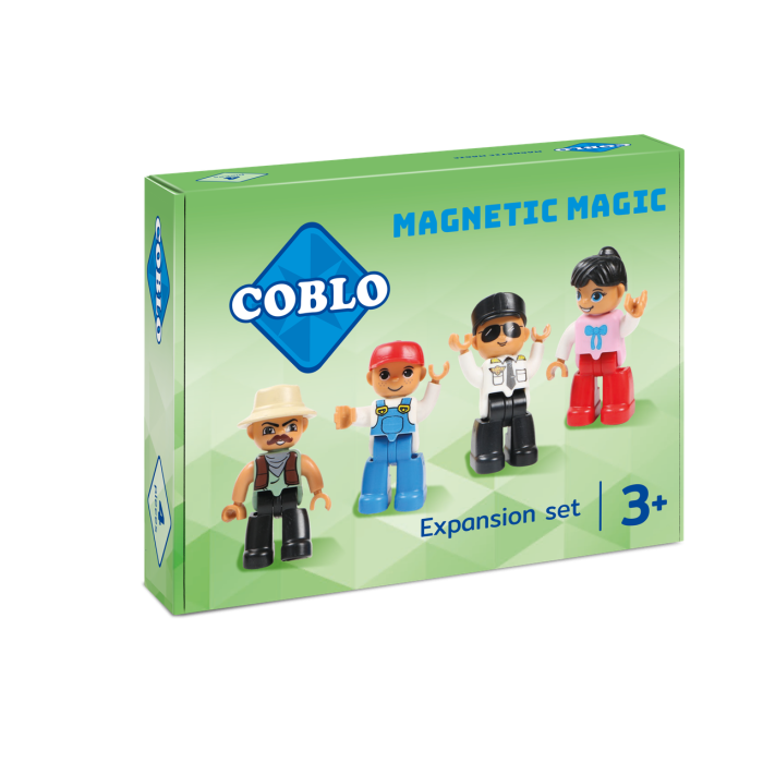 Coblo Mini Speel Figuurtjes 4 stuks Coblo Mini Speel Figuurtjes 4 stuks
