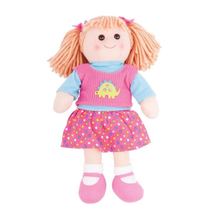 €16.99 Bigjigs stoffen pop Susie 38 cm popje stof groot doll dinosaurus (L) €16.99 Bigjigs stoffen pop Susie 38 cm popje stof groot doll dinosaurus (L)