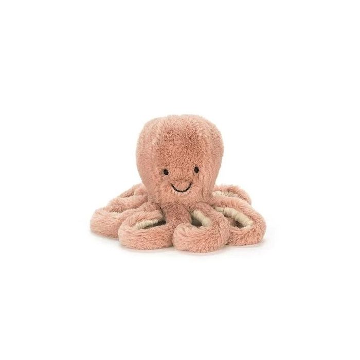 Jellycat knuffel Odell Octopus Baby 14cm kraamcadeau baby Jellycat knuffel Odell Octopus Baby 14cm kraamcadeau baby
