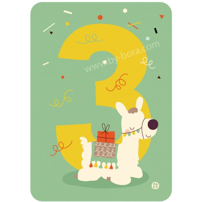 €2.49 Bora kaart met envelop 3 jaar Alpaca / Lama verjaardagskaart wenskaart ansichtkaart postkaart €2.49 Bora kaart met envelop 3 jaar Alpaca / Lama verjaardagskaart wenskaart ansichtkaart postkaart