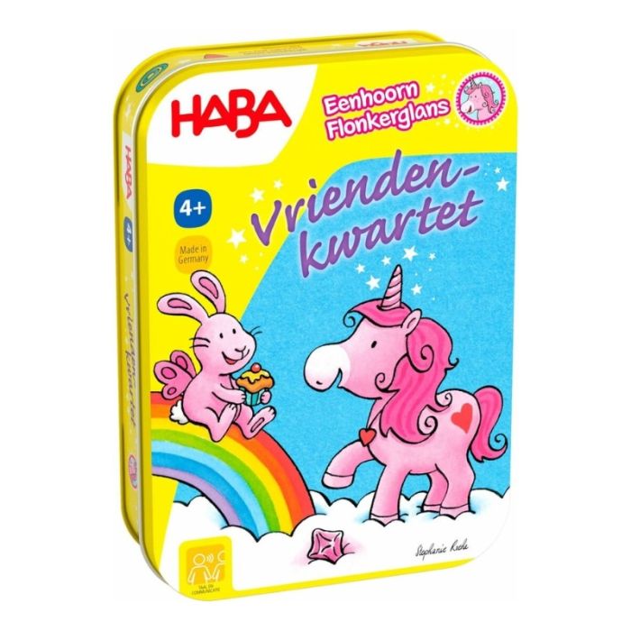 €9.89 Haba spel: Eenhoorn / Unicorn Flonkerglans vrienden Kwartet 4+ €9.89 Haba spel: Eenhoorn / Unicorn Flonkerglans vrienden Kwartet 4+