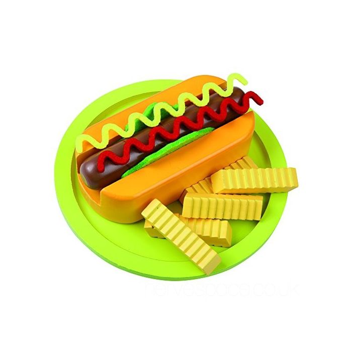 €8.99 Kiddyplay houten hout hotdog frites patat €8.99 Kiddyplay houten hout hotdog frites patat