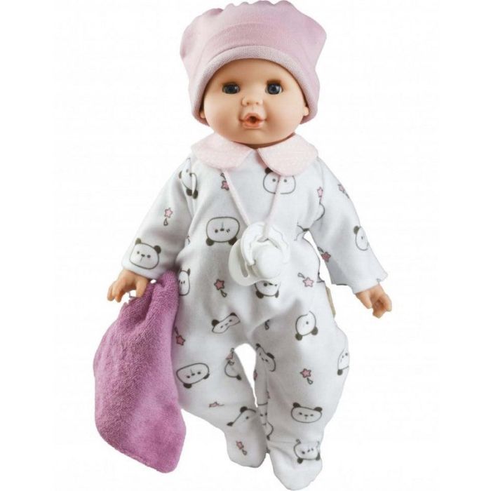 €47,99 Paola Reina pop Sonia met knuffeldoekje met geluid (mechanisme) 36cm €47,99 Paola Reina pop Sonia met knuffeldoekje met geluid (mechanisme) 36cm