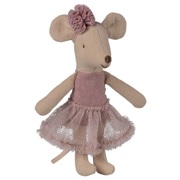 Maileg Muis Ballerina kleine zus 11cm (Ballerina Mouse Little sister Heather)