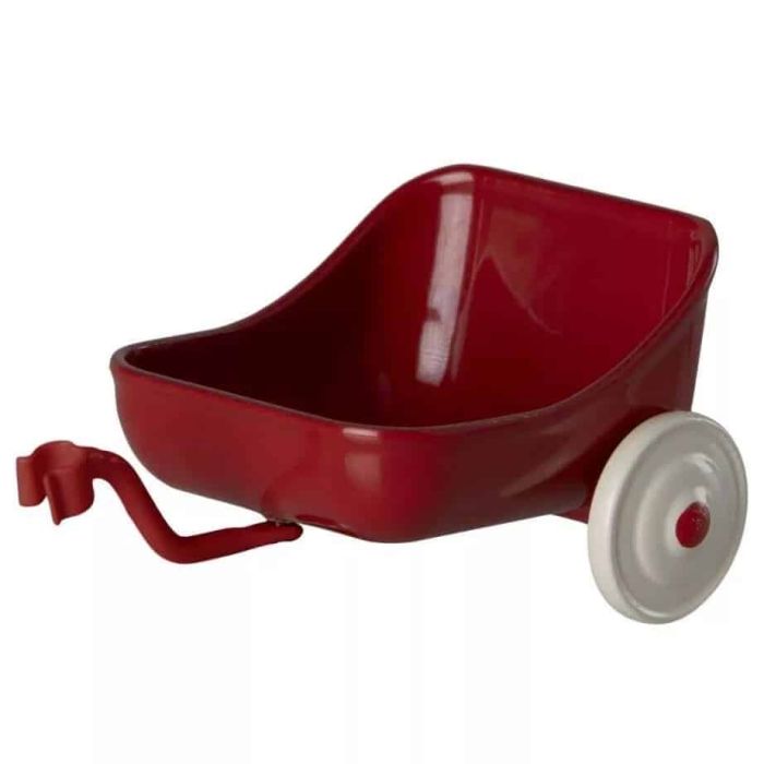 Maileg Aanhanger voor driewieler Rood (Tricycle hanger, Mouse - Red) Maileg Aanhanger voor driewieler Rood (Tricycle hanger, Mouse - Red)