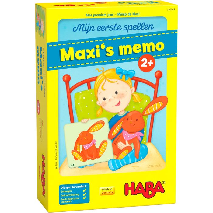 €12,95 Haba spel: Maxi's Memo 2+ €12,95 Haba spel: Maxi's Memo 2+
